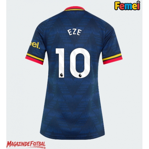 Arsenal Eberechi Eze #10 Tricou Fotbal Replică 2026-27 Femei Deplasare Arsenal Eberechi Eze #10 Tricou Fotbal Replică 2026-27 Femei Deplasare